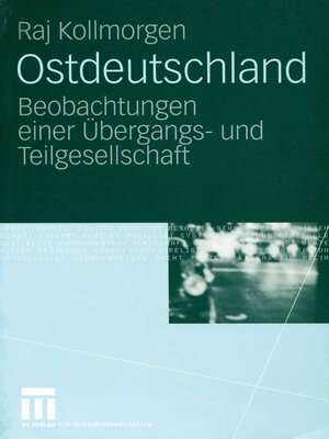 cover image of Ostdeutschland